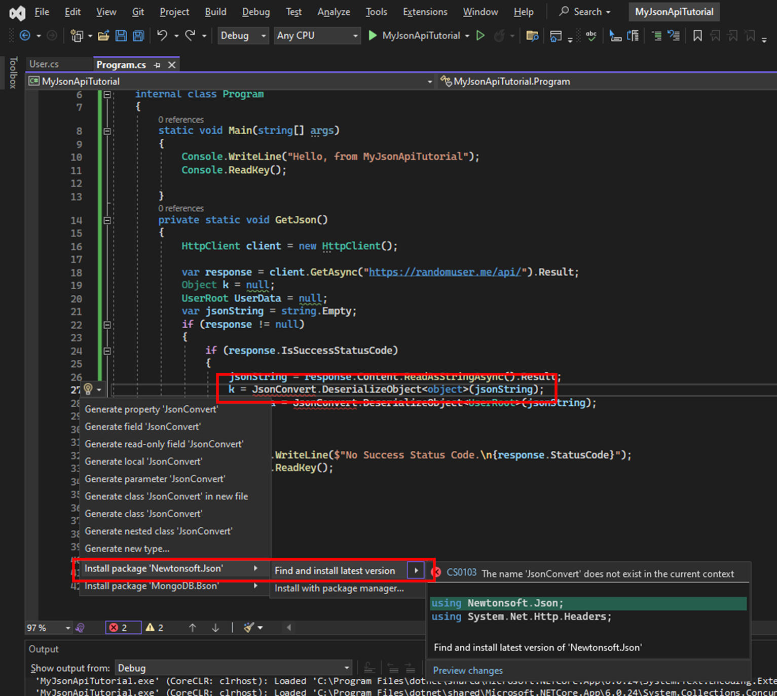 Fix missing packages